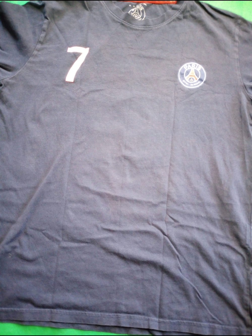 Mbappe Paris Saint Germain Navy Short-Sleeve Tee Size Large